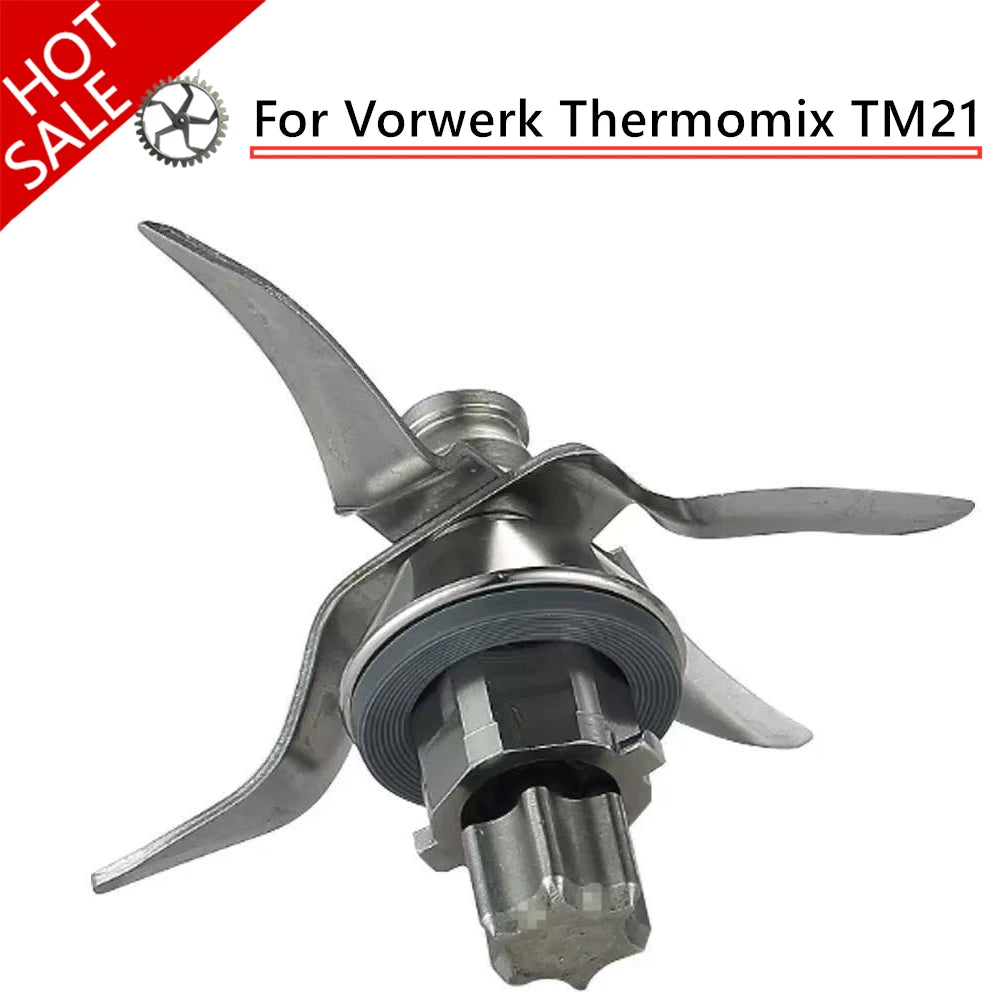 Lame Thermomix TM21 Inox à Lames Crantées – Couteau Mixte de Rechange