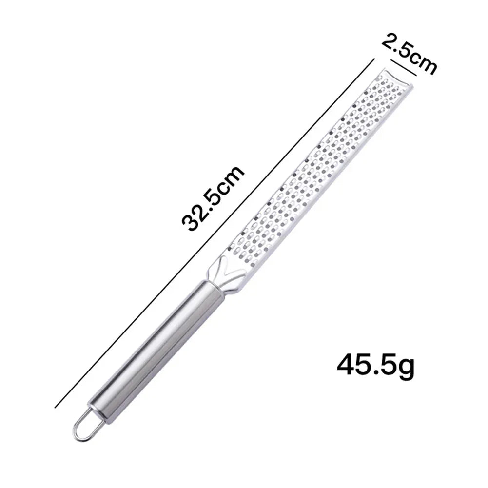Zesteur Long en Acier Inox 20cm pour Agrumes Épices et Chocolat zesteur