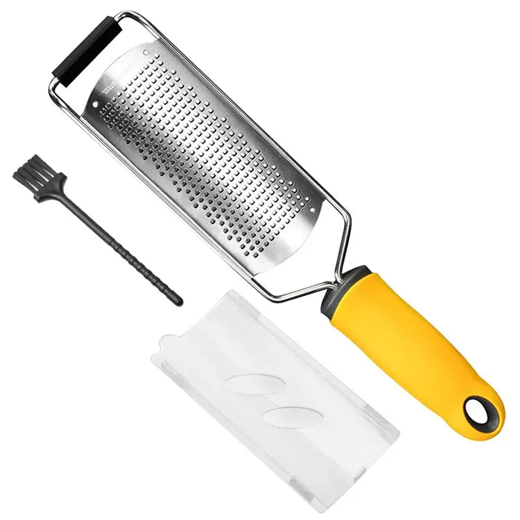 Râpe à Agrumes Inox avec Étui de Protection | Multifonctionnelle zesteur