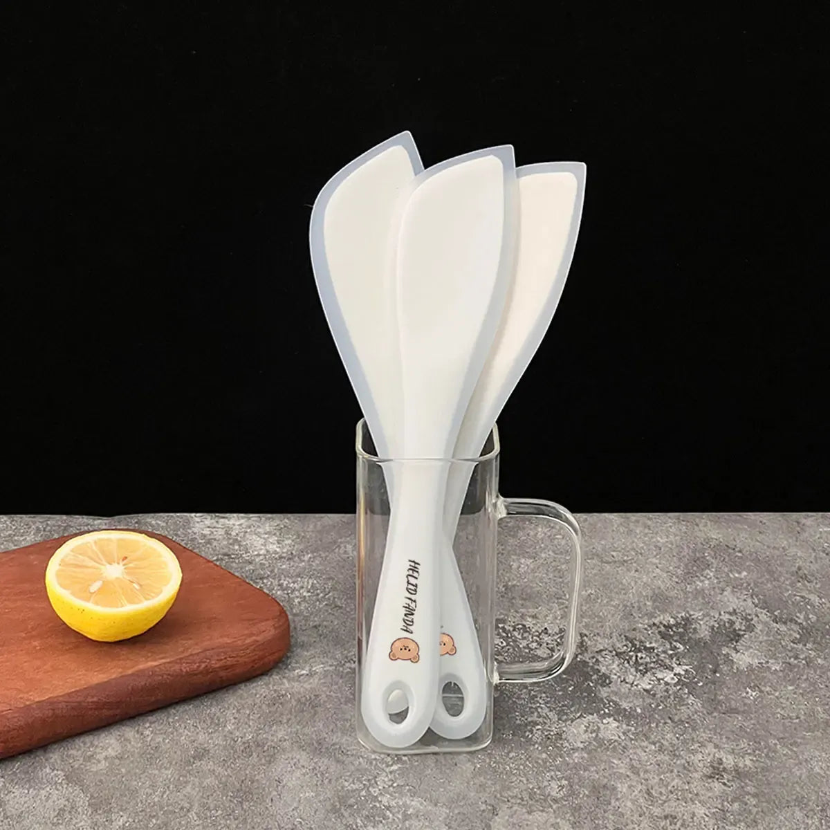 Spatule Silicone Antidérapante Longue Résistante à Haute Température spatule en silicone