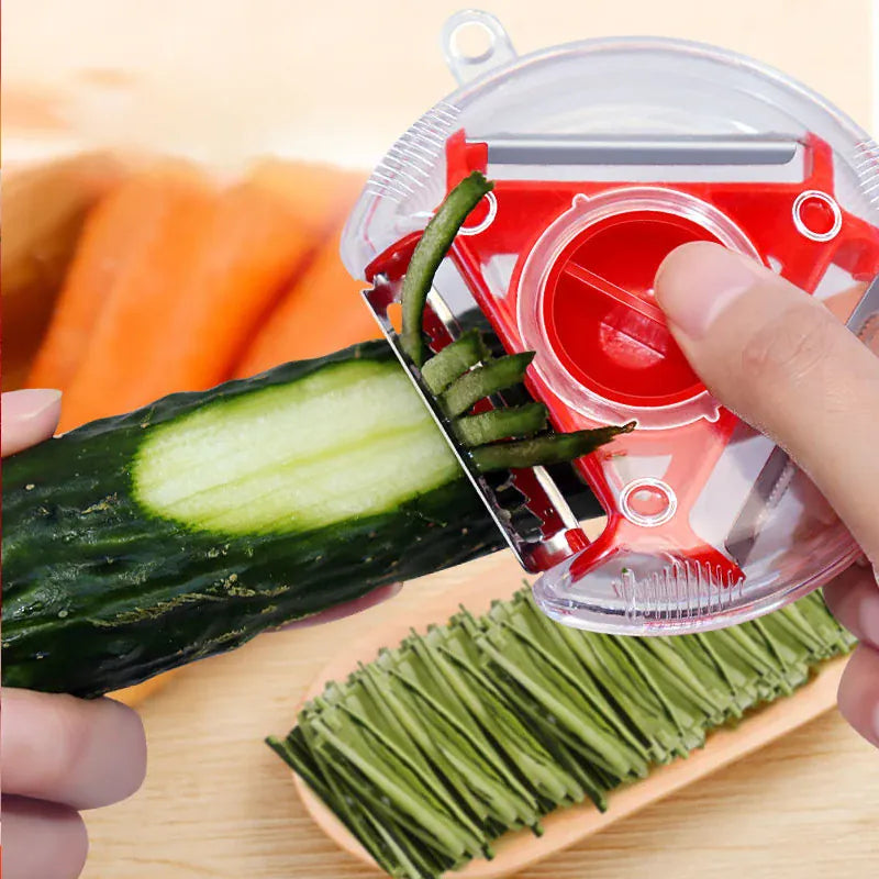 Éplucheur Multifonction en Acier Inoxydable | Lot de 3 Outils de Cuisine eplucheurs