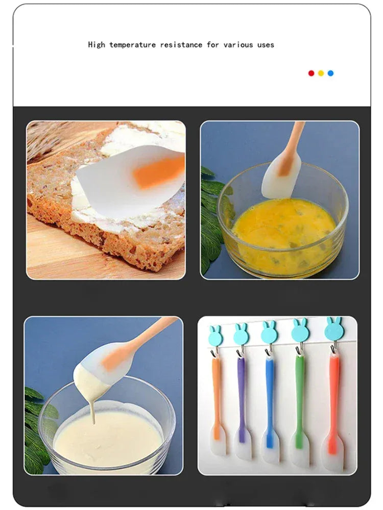 Spatule Silicone Résistante à la Chaleur | Utensile de Pâtisserie spatule en silicone