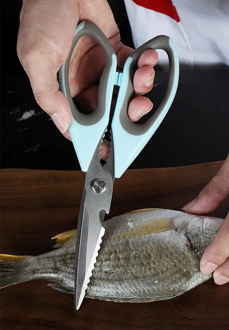 Ciseaux de cuisine en acier avec fonction casse-noix ciseaux