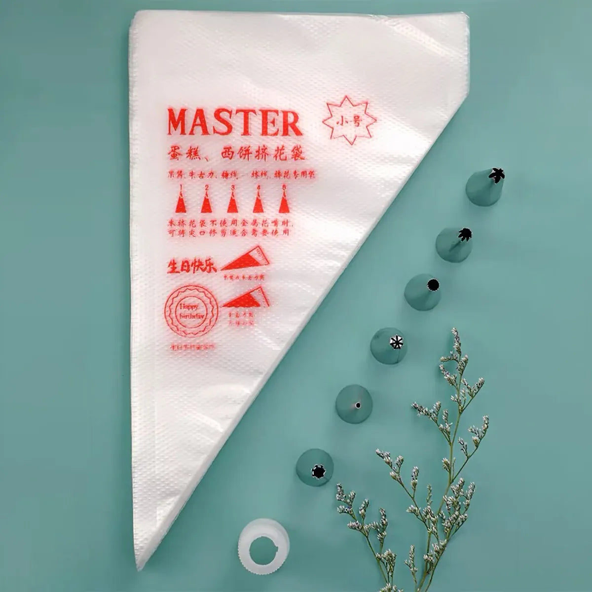 Poches à Douilles Jetables Épaisses - 100 PCS pour Décoration de Gâteaux douillepoche