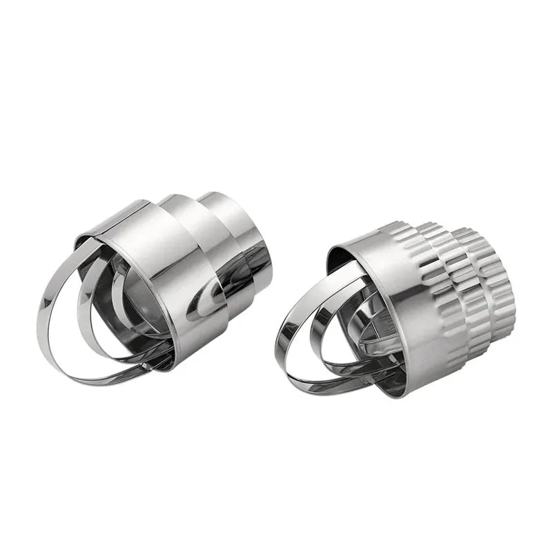 Set de 3 Emporte-Pièces en Acier Inox pour Biscuits et Pâtisseries emportepieces