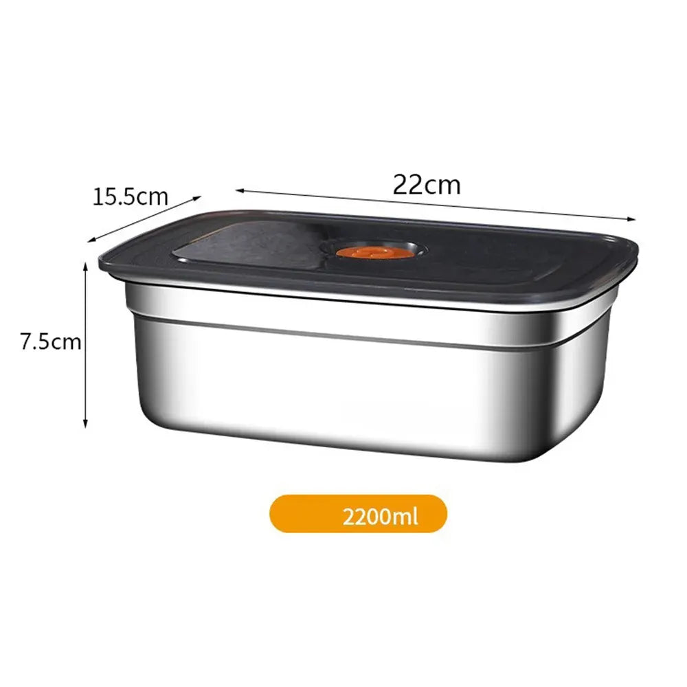 récipient alimentaire hermétique en inox 3200ml