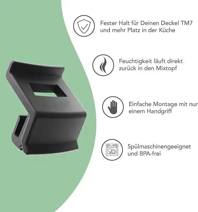 Couvercle Silicone Thermomix TM7 avec Clip de Sécurisation Thermomix