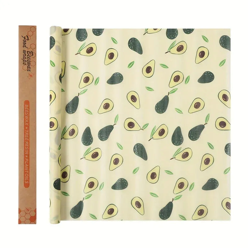 Film Alimentaire Cire d'Abeille Réutilisable 100x30 cm - Lot de 1 far