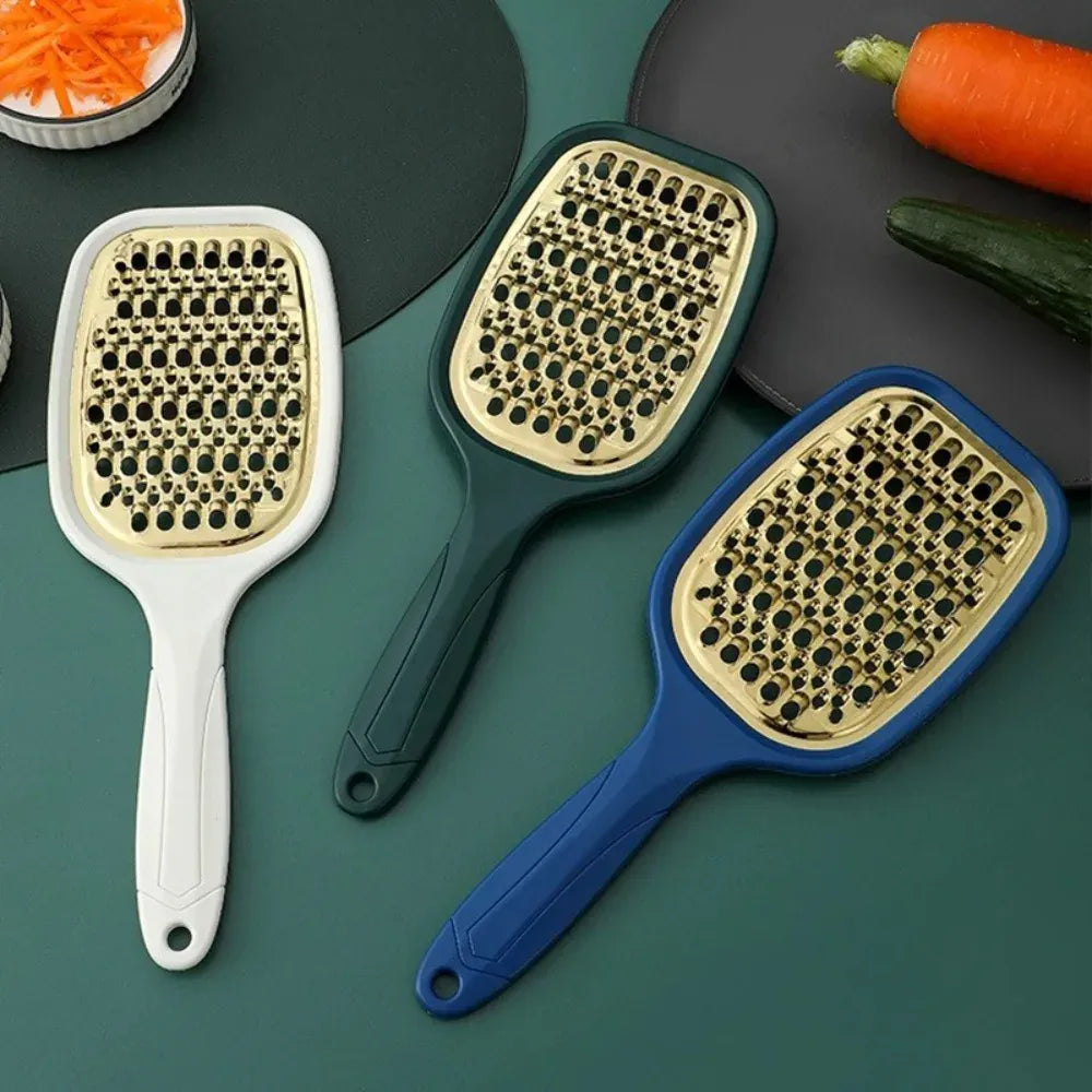 Coupe-légumes Multifonction Inox 2 Lames | Râpe à Fruits et Légumes rape