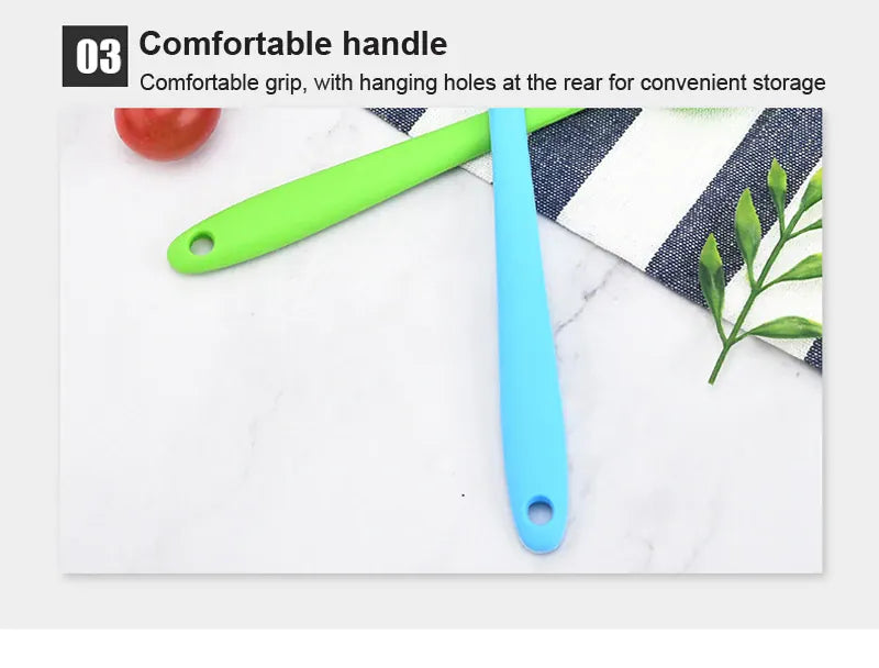 Spatule Silicone 21cm Résistante à Haute Température | Non-adhésive spatule en silicone