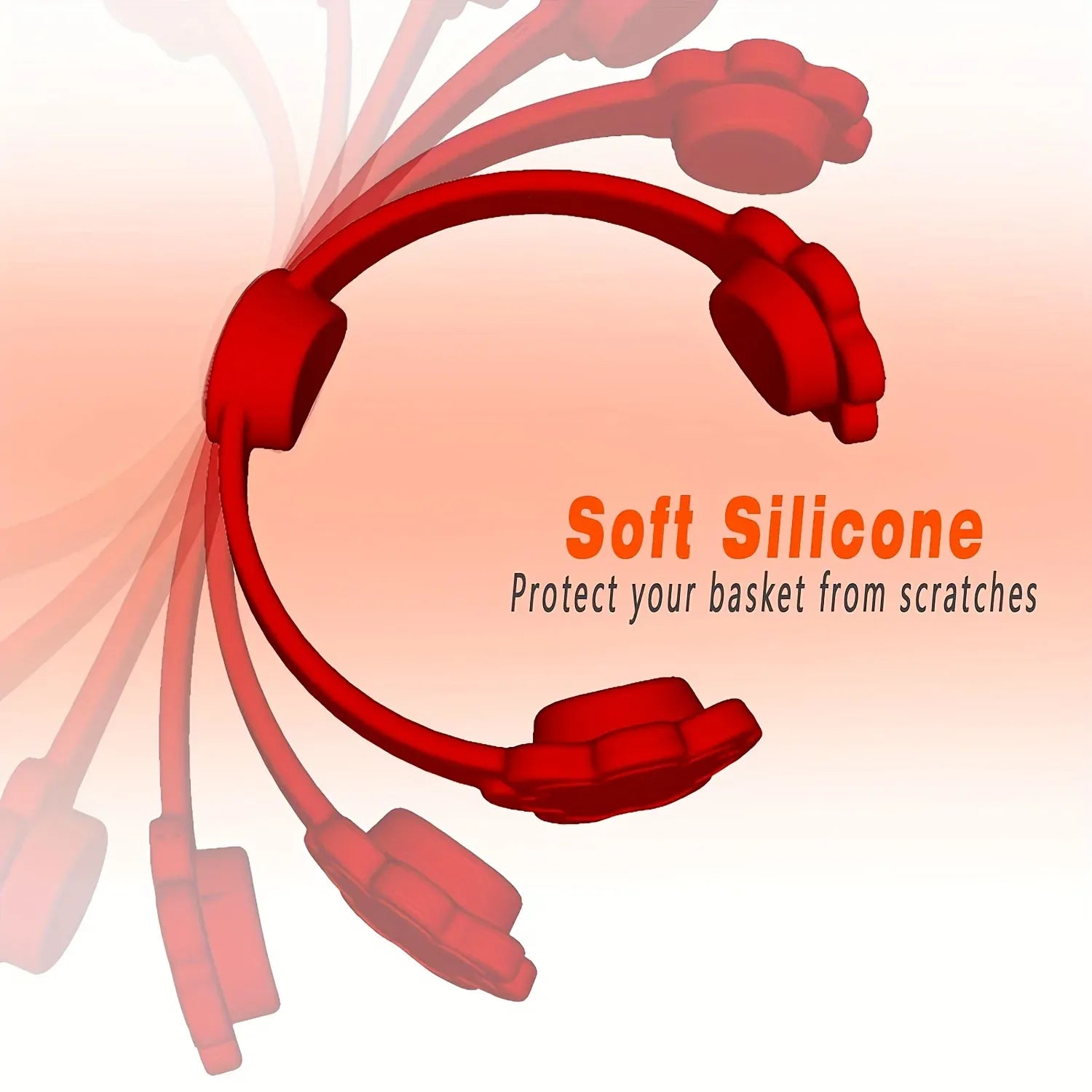 Kit Accessoires Air Fryer - 12 Pièces de Crochets Silicone Antiadhésifs Air Fryer