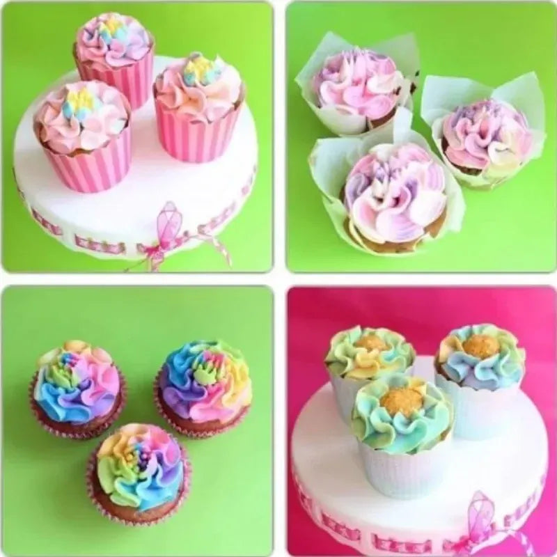 Douilles à Pâtisserie en Acier Inoxydable - Set de 6 Piping Russe douillepoche