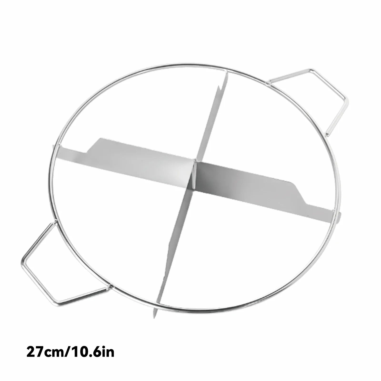 Coupe-gâteau en acier inoxydable - Marqueur de portions pour 10 parts