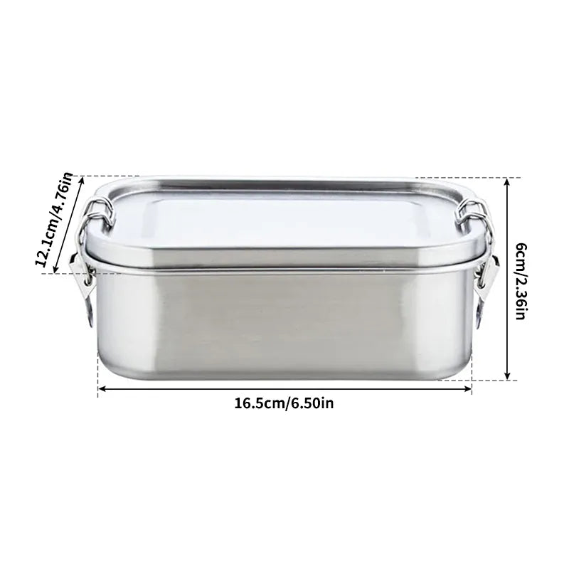 LunchBox Inox 850ml avec Compartiments Amovibles Lunchbox