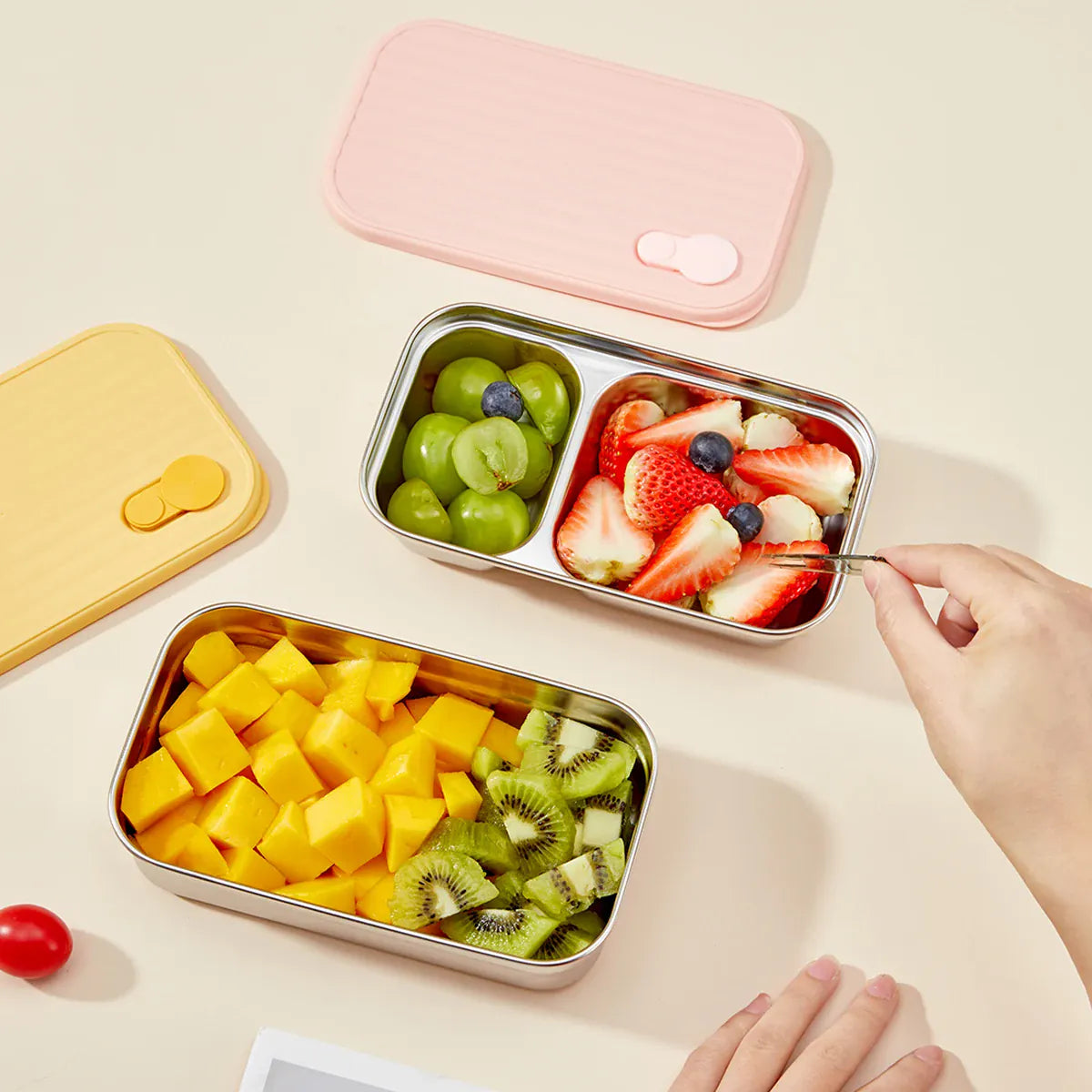 Ensemble Lunch Box Lucky - 700ml Étanche Anti-Fuite Bento