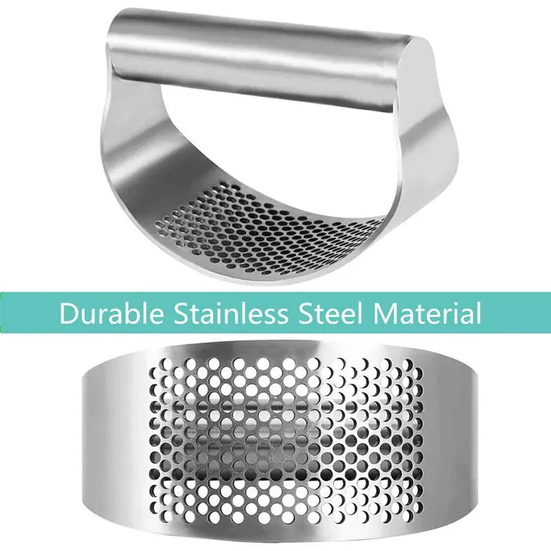 Presse-Ail Inox Manuel avec Éplucheur | Outil de Cuisine Pratique presseail