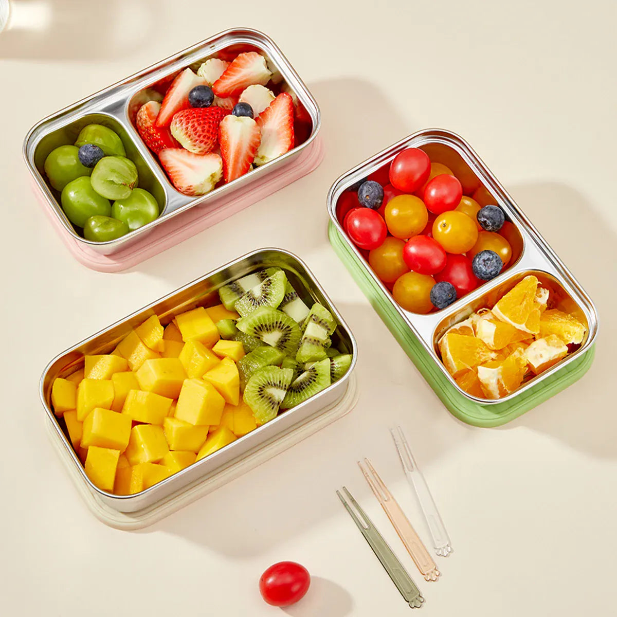 Ensemble Lunch Box Lucky - 700ml Étanche Anti-Fuite Bento