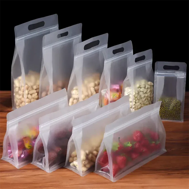 Sachets Zip Alimentaires Transparent Hermétiques - Lot de 50 pièces ssr