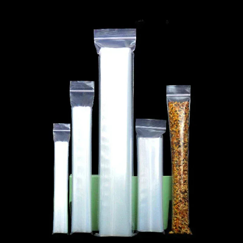 sachet alimentaire zip autofermant transparent