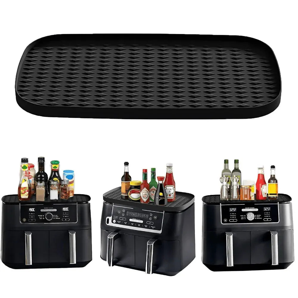 Grille Inox Air Fryer Rectangulaire 25x45 cm - Surface Facile à Nettoyer Air Fryer