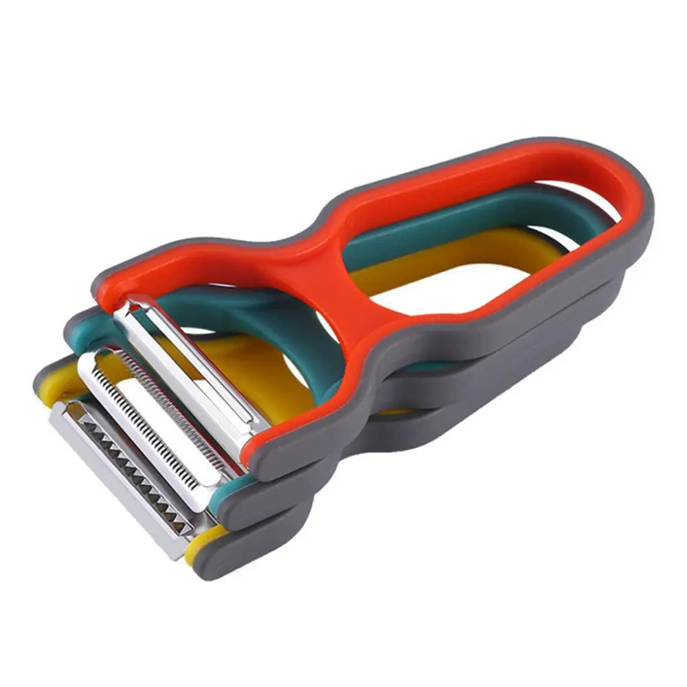 Eplucheur Multi-fonction Acier Inoxydable | Lot de 3 Outils Cuisine eplucheurs
