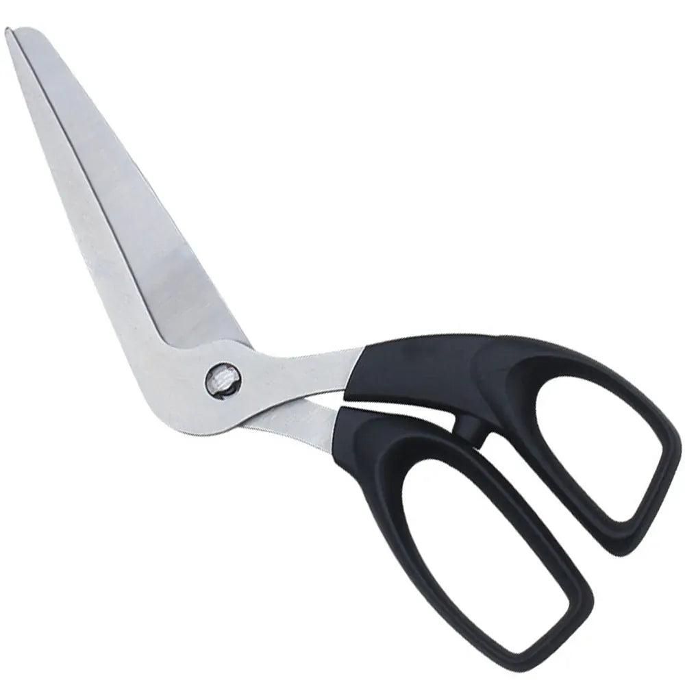 Ciseaux à pizza en inox avec spatule et coupe-pizza 2 pièces ciseaux