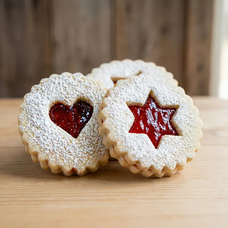 Emporte-pièces en inox cœur et étoile - Set de 2 pour biscuits décorés emportepieces