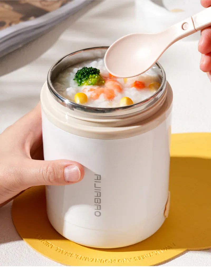 Lunchbox Chauffante USB 600 ml — Acier Inoxydable 304, 60 °C, Étanche lunchboxchauf