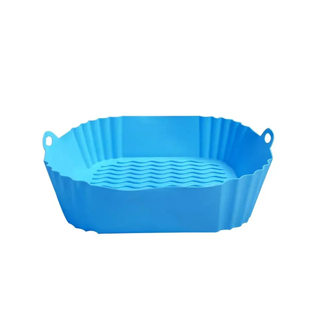 Moule Silicone Air Fryer Réutilisable Rectangulaire - Lot de 2 Pièces Air Fryer