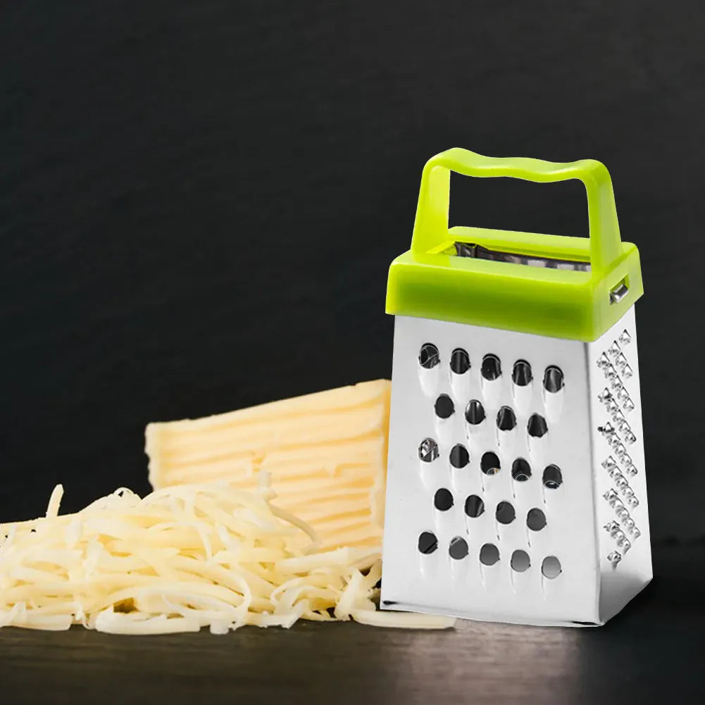 Râpe à fromage multifonction en acier inoxydable avec poignée antidérapante rape