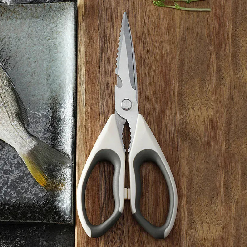 Ciseaux de cuisine en acier avec fonction casse-noix ciseaux