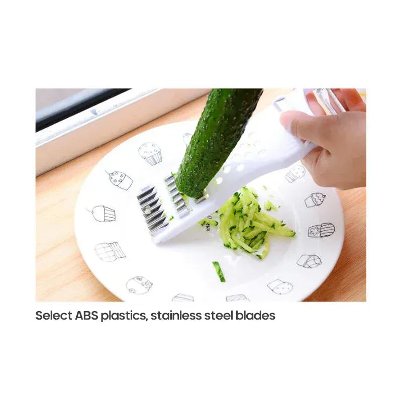 Râpe à Légumes 3 Lames en Acier Inoxydable | Outil de Cuisine Pratique rape