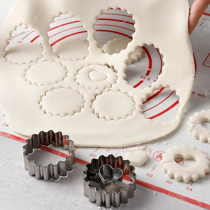 Emporte-pièces en inox cœur et étoile - Set de 2 pour biscuits décorés emportepieces