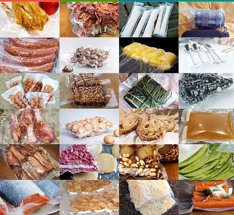 5 Rolls/Lot Kitchen Food Vacuum Bag Storage Bags for Vacuum Sealer Food Keep Packing 12+15+20+25+28cm*500cm
