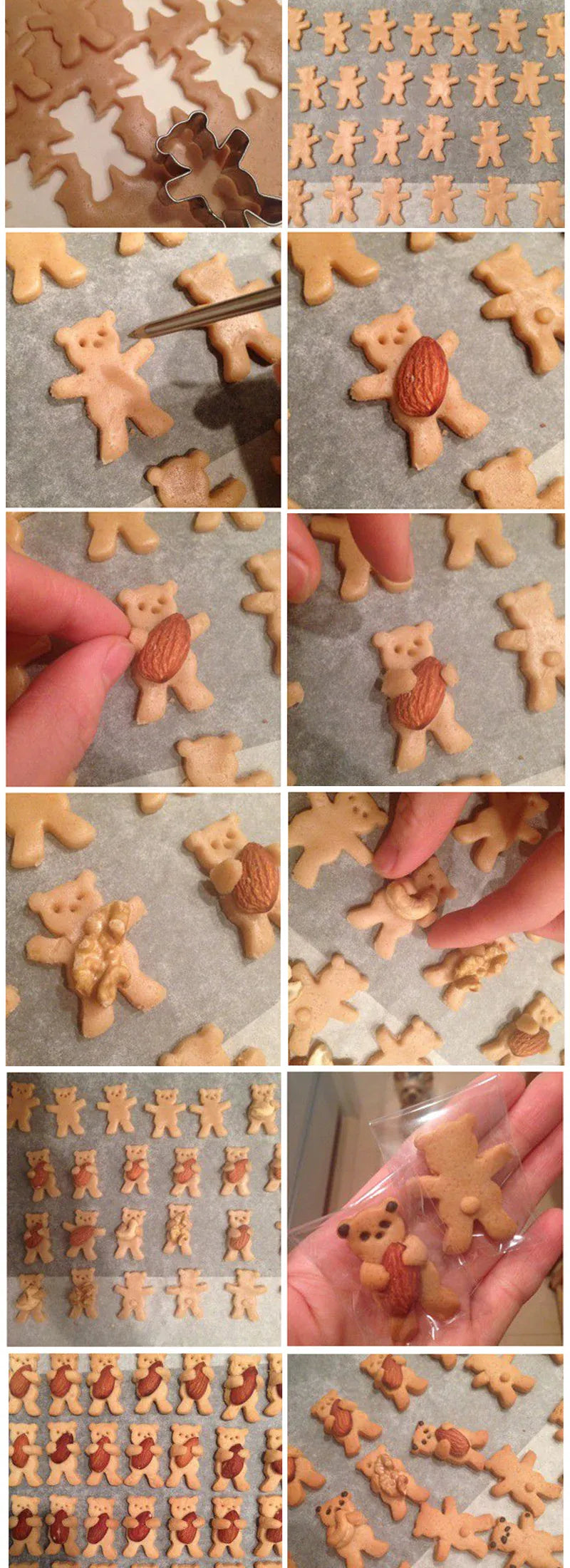 Emporte-pièce ours en inox - Découpeur de biscuits pour pâtisserie emportepieces