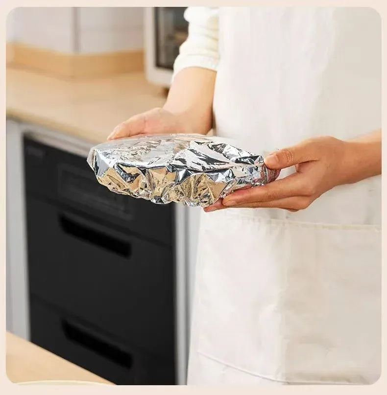 Couvercles Alimentaires Réutilisables en Aluminium - Lot de 60 Pieces