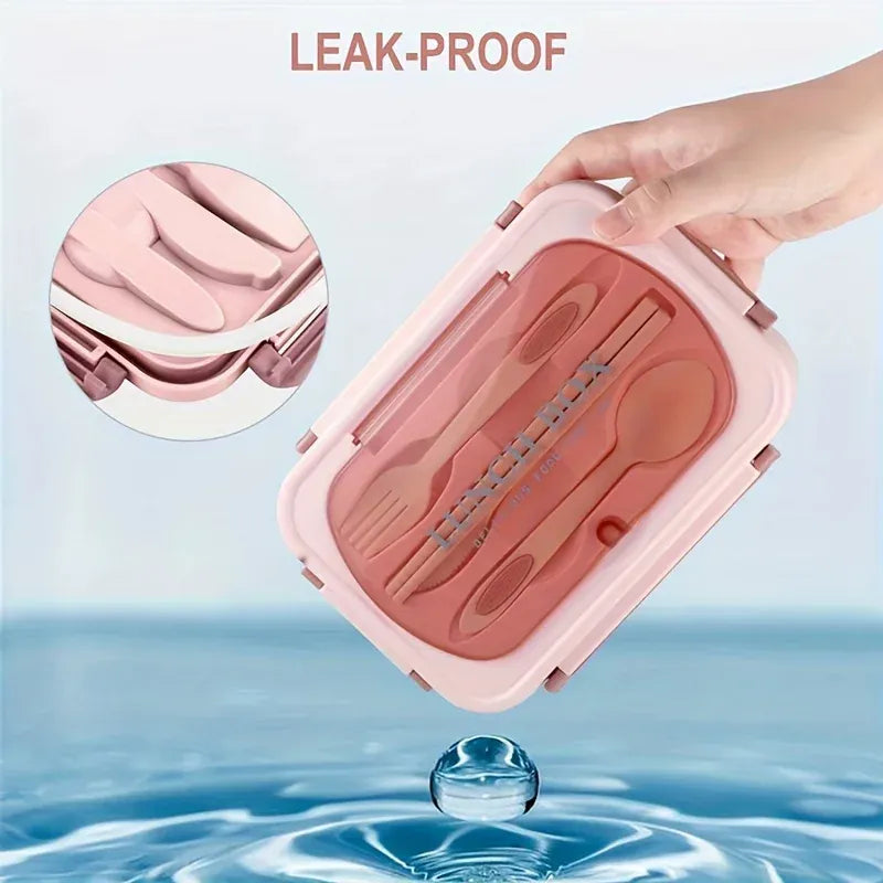 Bento Box Isotherme 2 Compartiments - Contenant Scellé Portable lunchbox