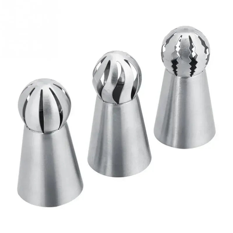 Douilles à Pâtisserie en Acier Inoxydable - Set de 6 Piping Russe douillepoche