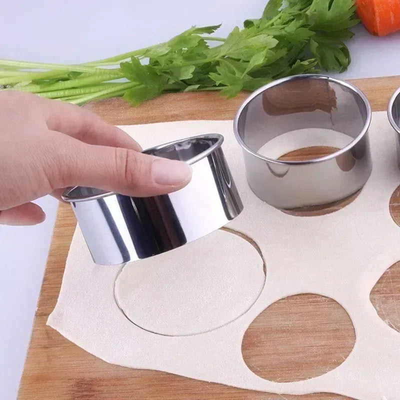 Emporte-pièces en Acier Inoxydable - 5 Pièces pour Pâtisserie emportepieces