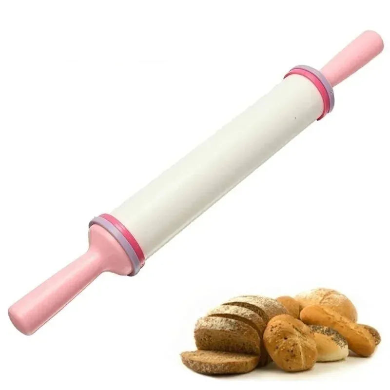 Rouleau à pâtisserie ajustable en plastique antiadhésif pour pâte à gâteau et biscuits rouleaupatisserie