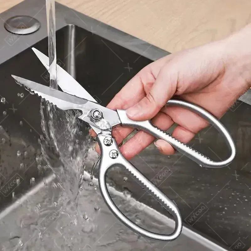 Ciseaux de cuisine inox multifonctions pour couper viandes et os ciseaux