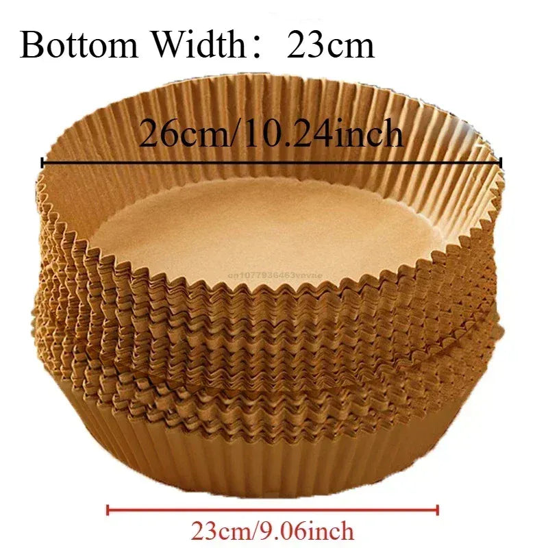 Papier Cuisson Air Fryer Jetable Rond 20-23 cm - Lot de 300 pièces Air Fryer