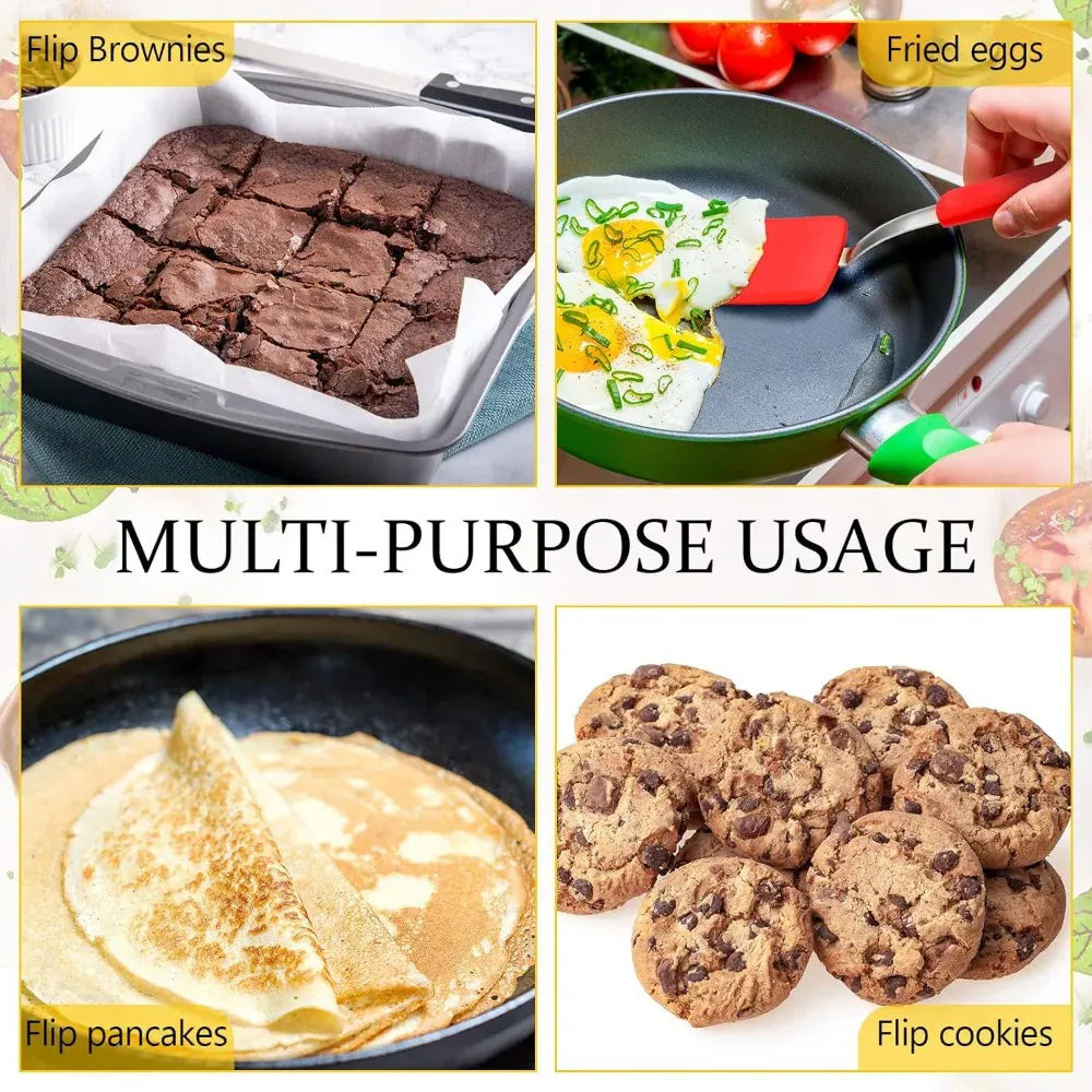 Spatule Silicone Mini Flexible 4 pièces pour Pâtisserie et Cuisine spatule en silicone