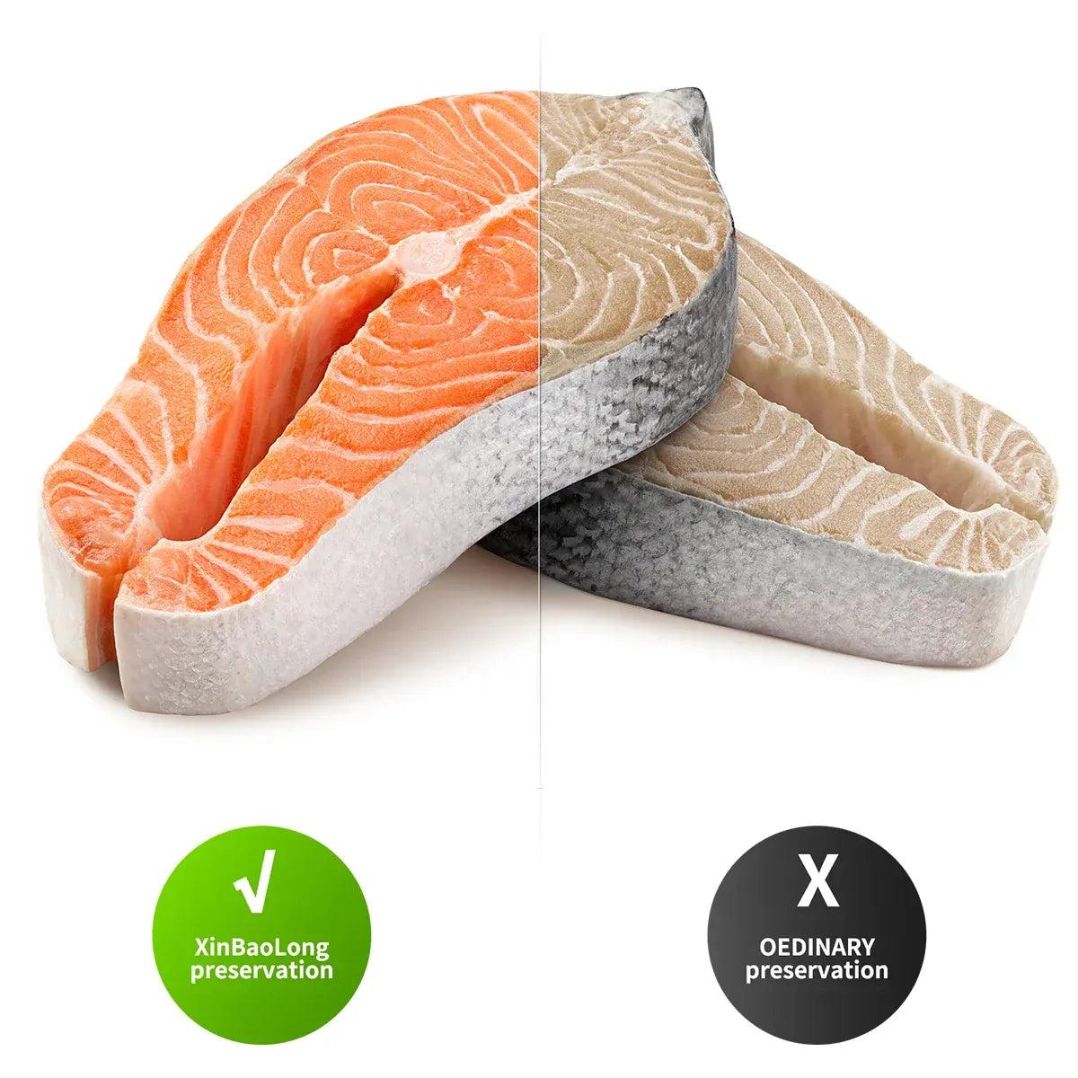sacs hermétiques pour aliments frais et secs