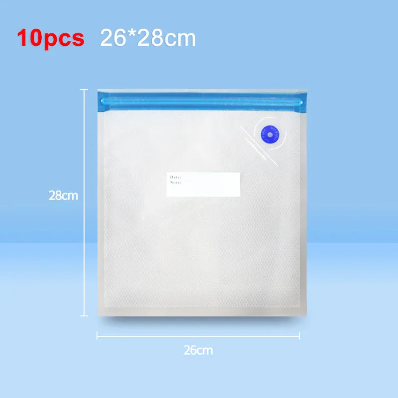 Sacs Sous Vide Alimentaire Réutilisables - Lot de 10 Unités sv