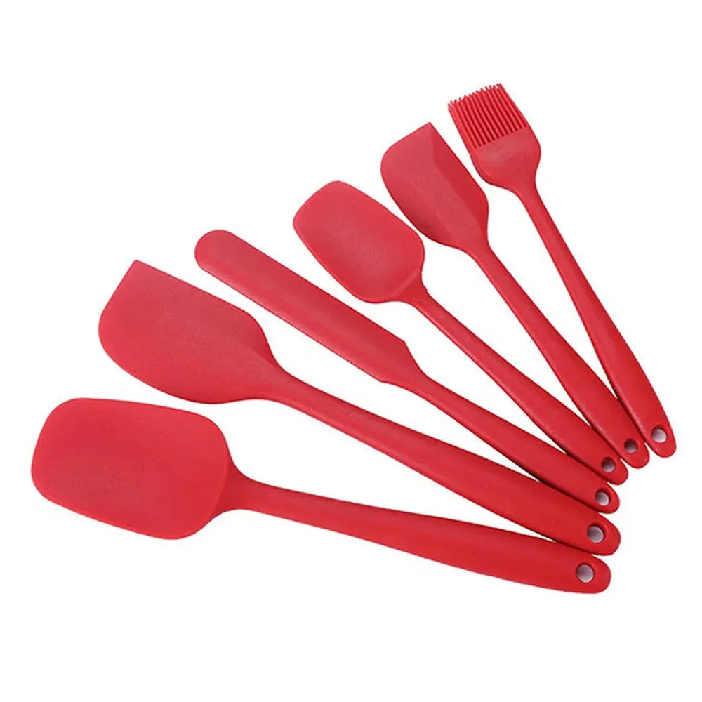 Set Spatules Silicone 6 Pieces | Résistantes à la Chaleur et Antiadhésives spatule en silicone