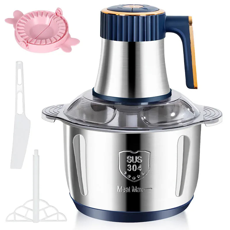 Hachoir Électrique Multifonction 5 L — 500 W, 6 Lames Cyclone Inox, 5 Vitesses hachoir electrique