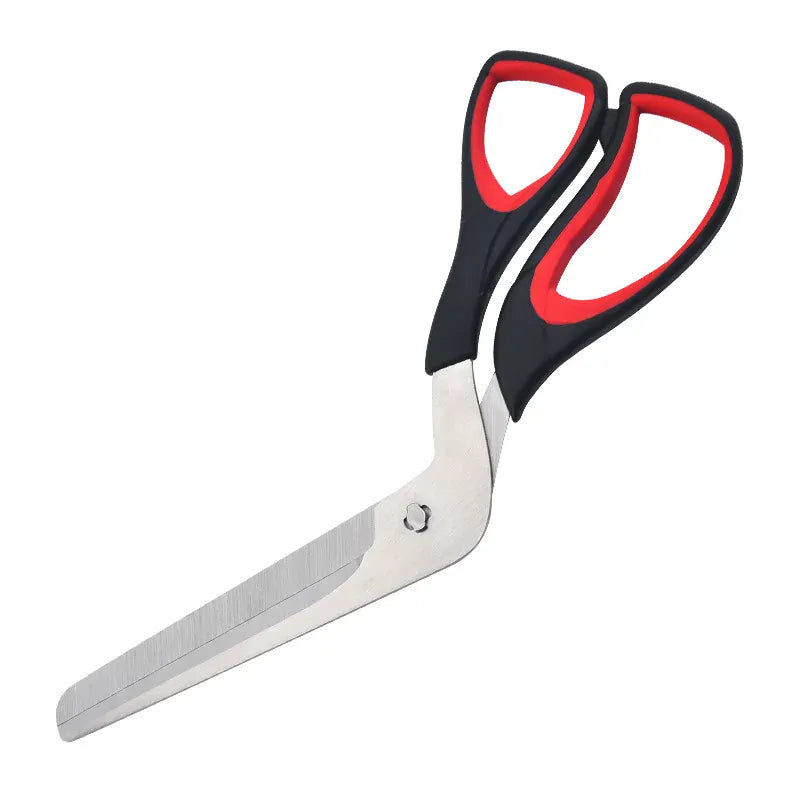 Ciseaux à pizza en inox avec spatule détachable | Coupe facile ciseaux