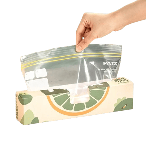 Sacs de Conservation Alimentaire Réutilisables avec Zip - Lot de 6 ssr