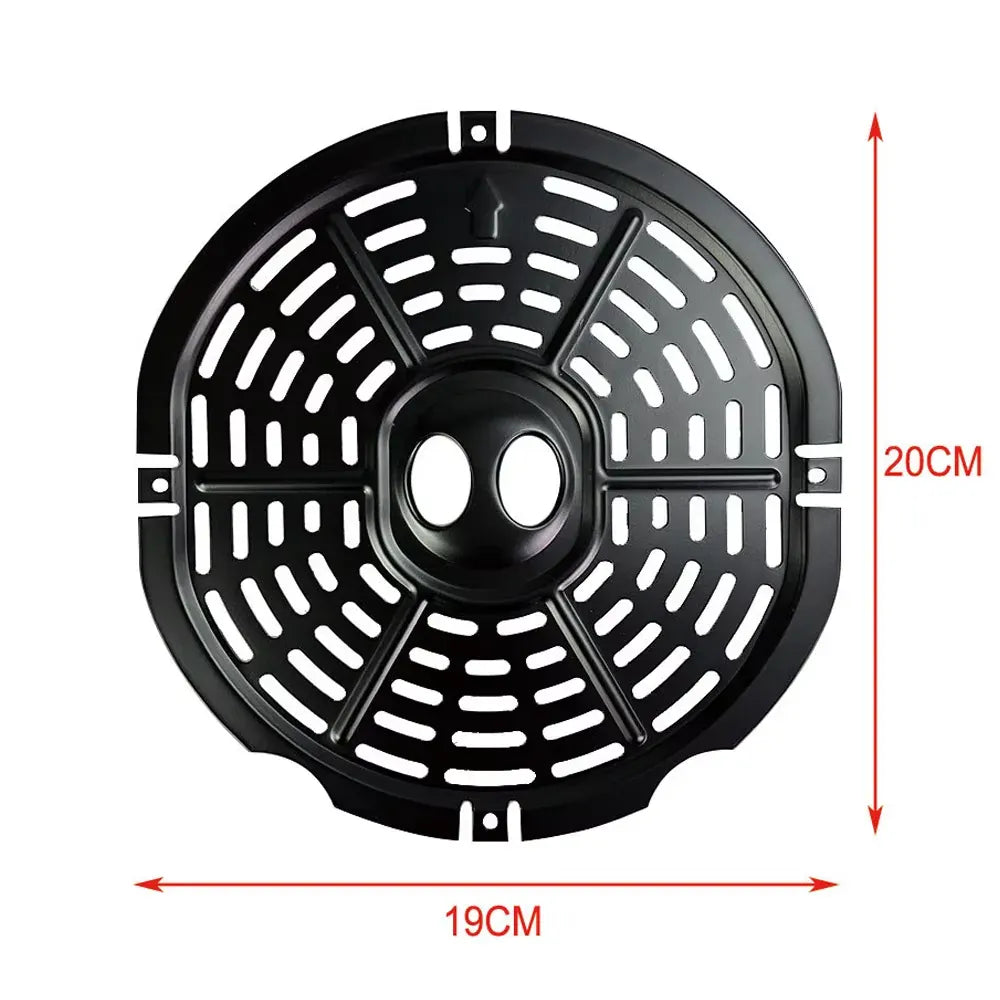 Grille Antiadhésive Air Fryer Rond 24 cm - Accessoire de Cuisson Air Fryer